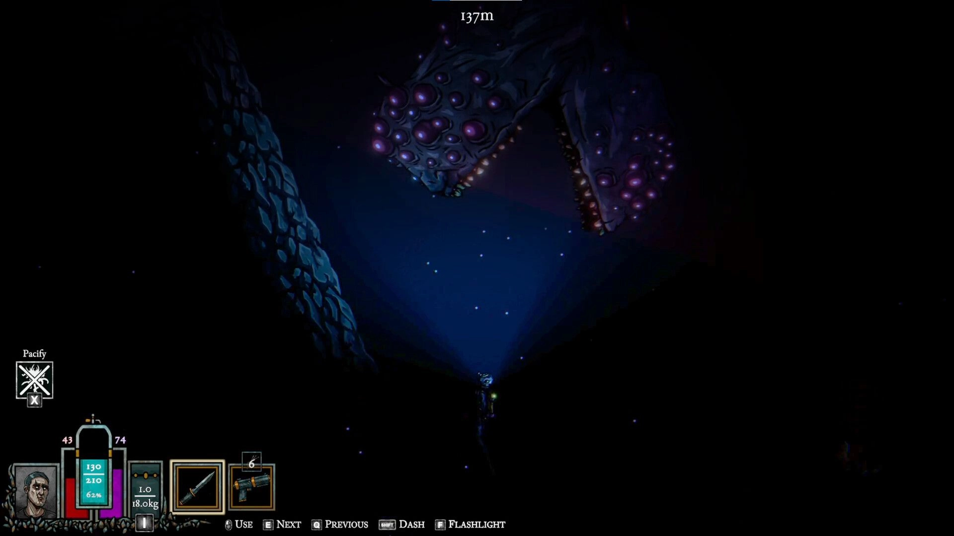 DIVE or DIE Eldritch leviathan encounter at 137 meters depth
