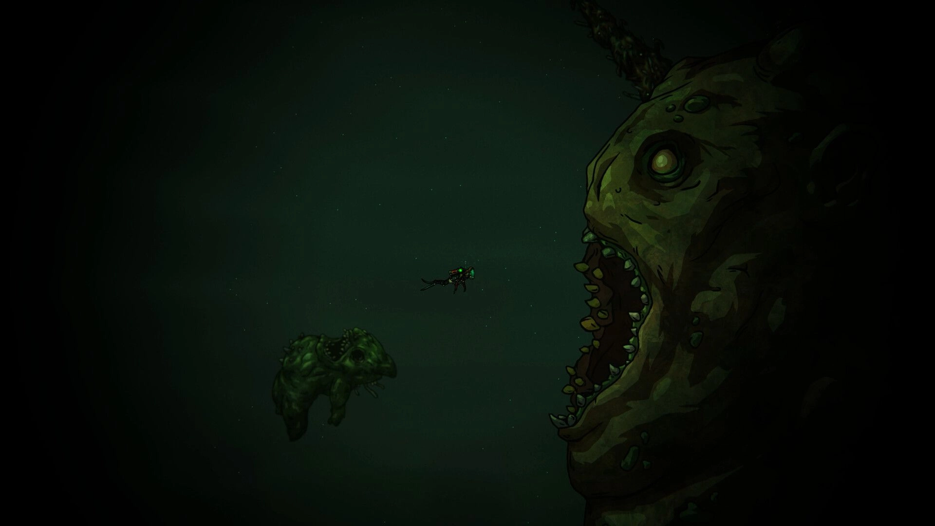 DIVE or DIE giant fish enemy in the Abyssal Pool
