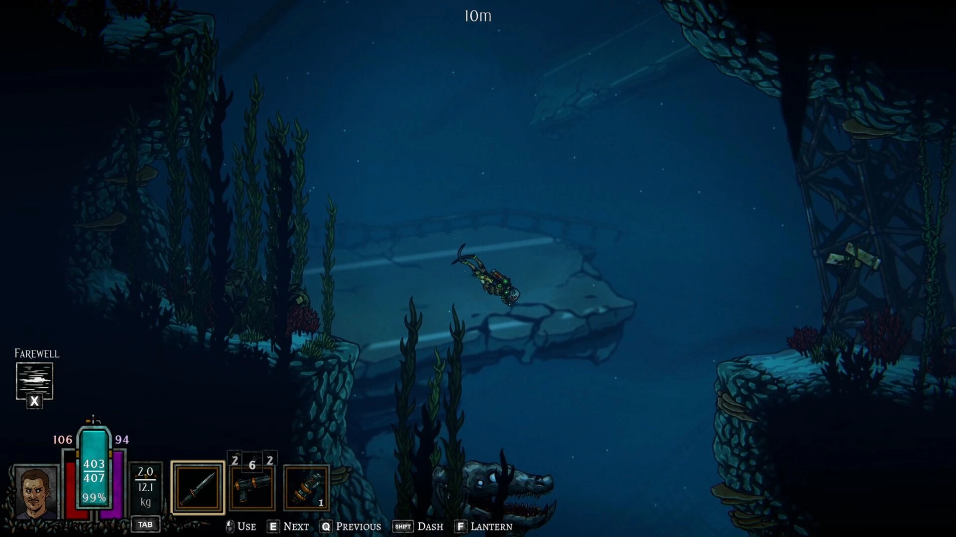 DIVE or DIE: Children of Rain underwater exploration in the Abyssal Pool